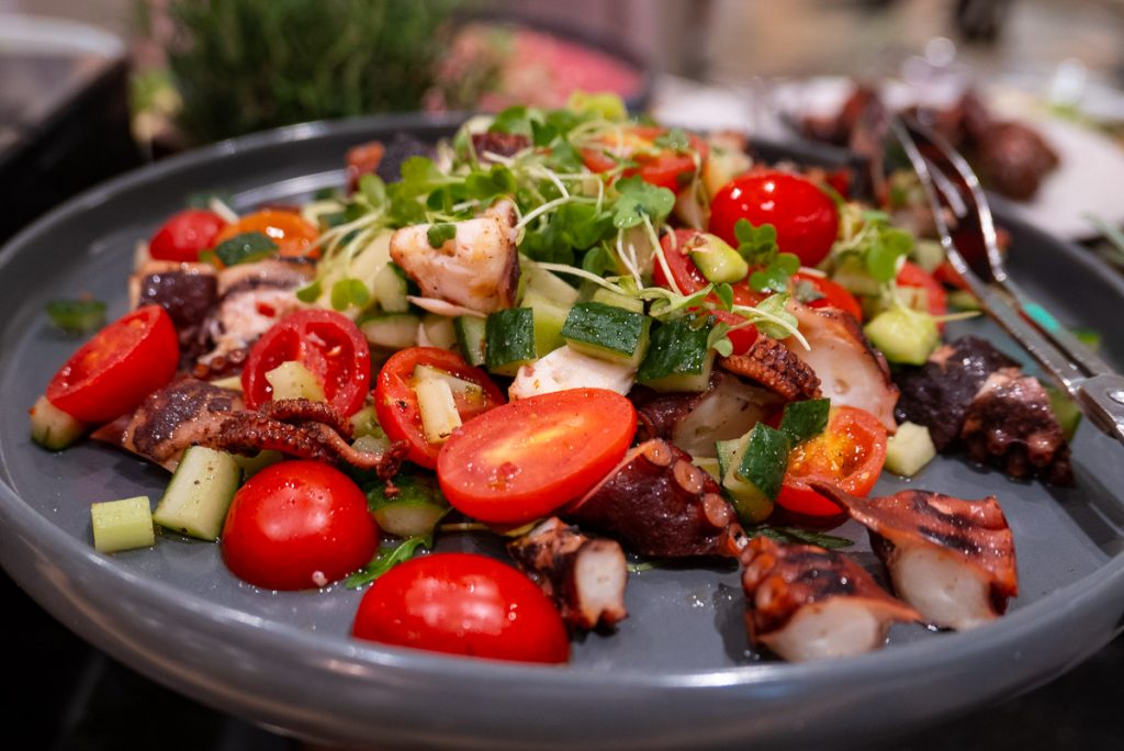 Appetizers at The brunch buffet at Portman's Restaurant, Portman Ritz-Carlton Shanghai. Photo by Rachel Gouk.