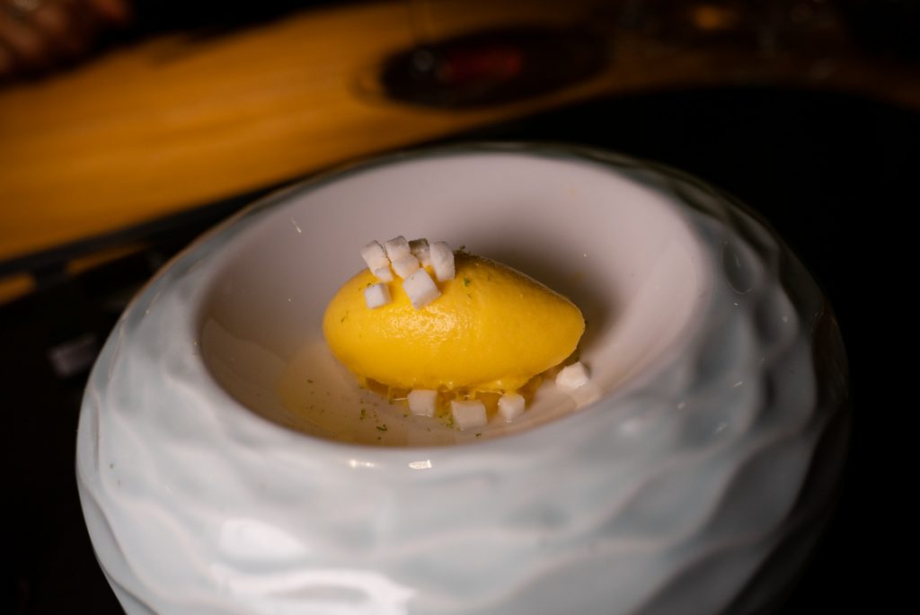 Shanghai's Michelin one-star restaurant Taian Table. Menu 20. Photo by Rachel Gouk.
