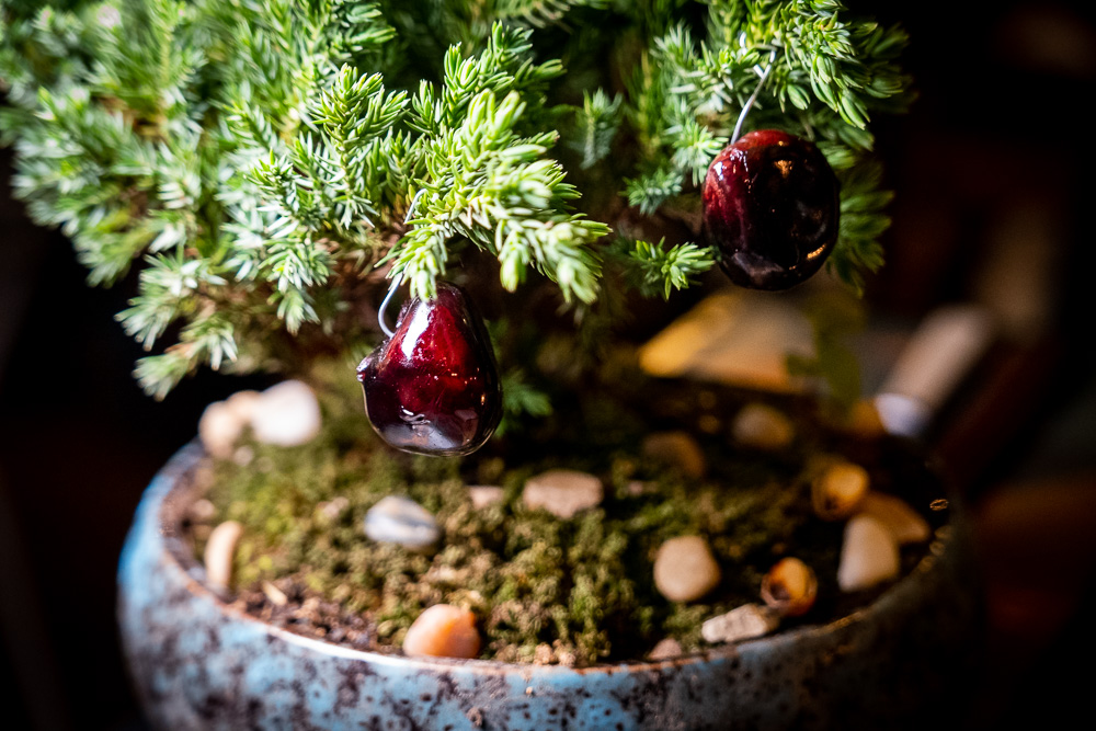 Duck prosciutto at Botanik, a seasonal, mostly plant-based sustainable restaurant in Shanghai. Photo by Rachel Gouk. 