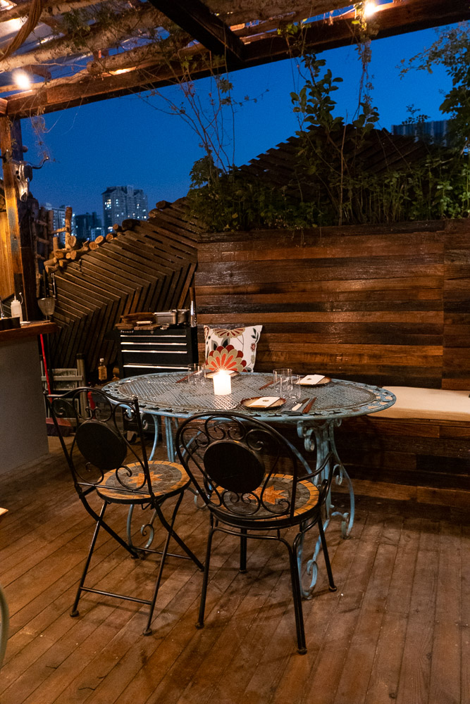 Botanik, a seasonal, mostly plant-based sustainable restaurant in Shanghai. Photo by Rachel Gouk. 