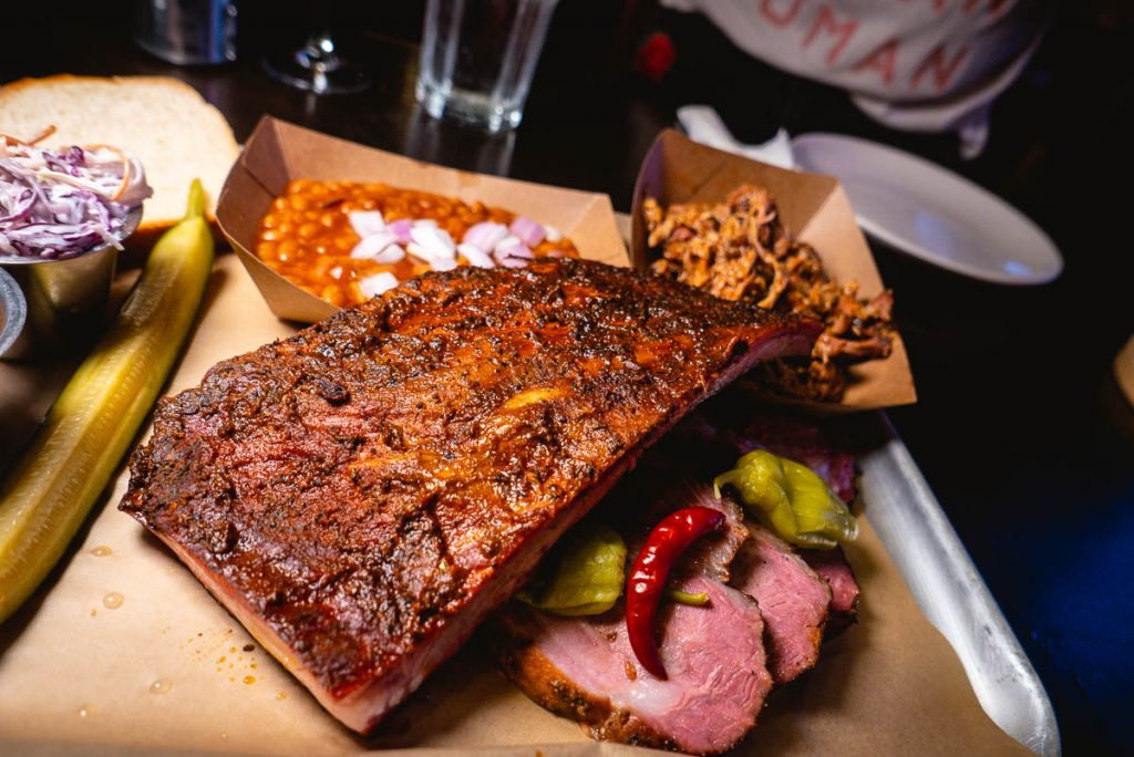 Cages Bar & Sports does a killer barbecue menu every Thursday, Shanghai. Photo by Rachel Gouk.