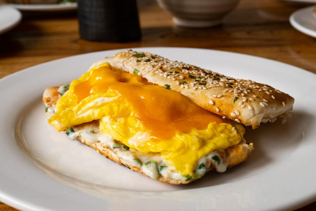 EGG Cafe Shanghai - breakfast sandwiches at this all-day cafe in Shanghai. Photos by Rachel Gouk.