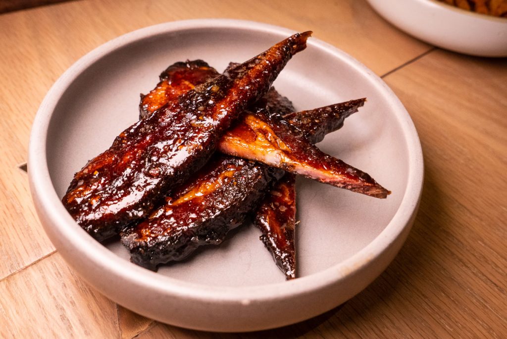 Tuhao Bacon at Heritage by Madison, a restaurant in Shanghai by chef Austin Hu serving a seamless mix of Western and Asian influences. Photo by Rachel Gouk.
