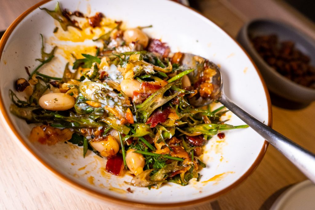 Dragon Beans at Heritage by Madison, a restaurant in Shanghai by chef Austin Hu serving a seamless mix of Western and Asian influences. Photo by Rachel Gouk.