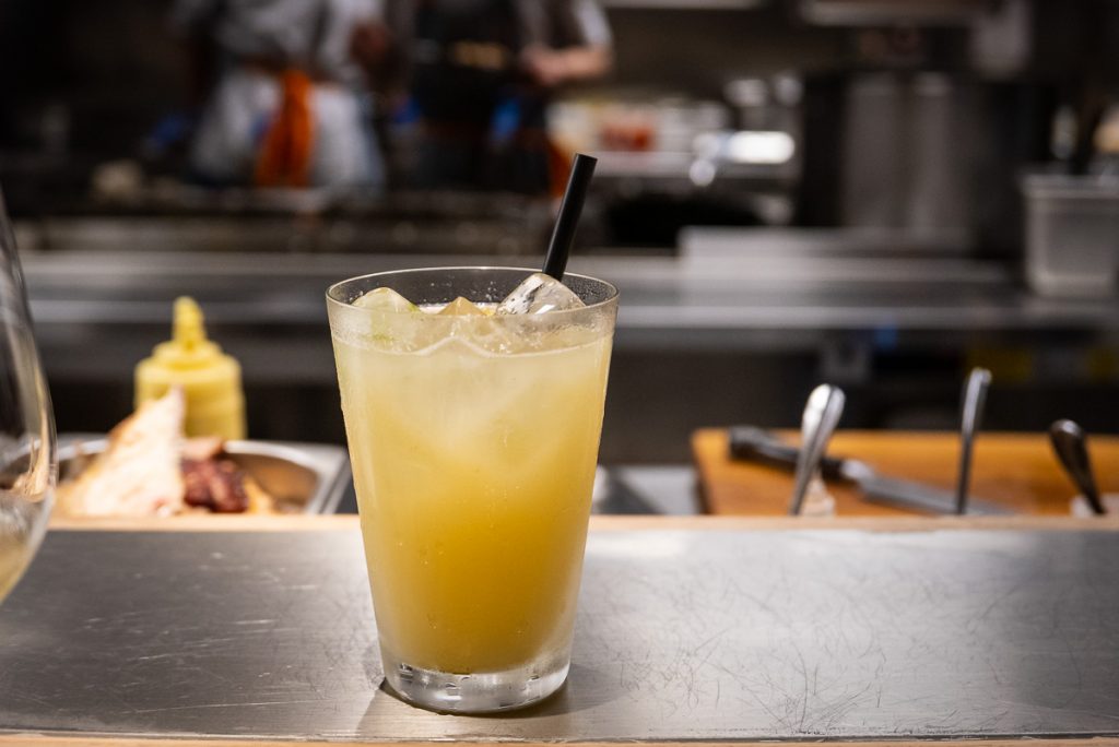 Ginger and Lime house made soda at Heritage by Madison, a restaurant in Shanghai by chef Austin Hu serving a seamless mix of Western and Asian influences. Photo by Rachel Gouk.