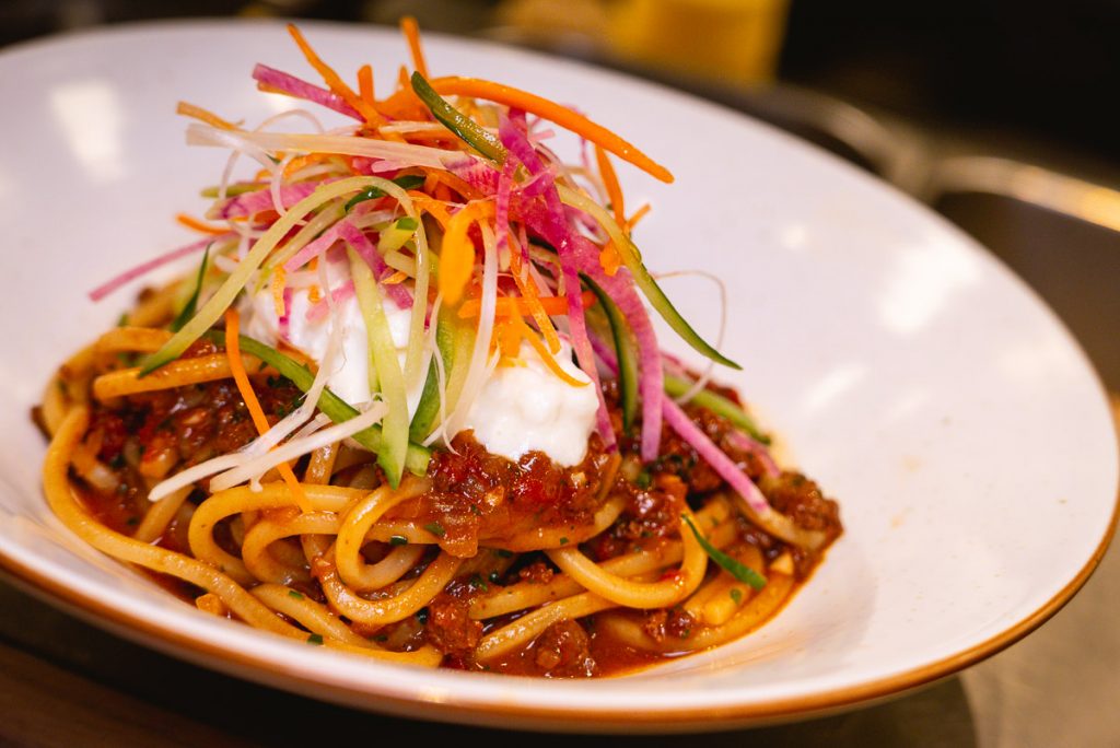 Pasta at Heritage by Madison, a restaurant in Shanghai by chef Austin Hu serving a seamless mix of Western and Asian influences. Photo by Rachel Gouk.