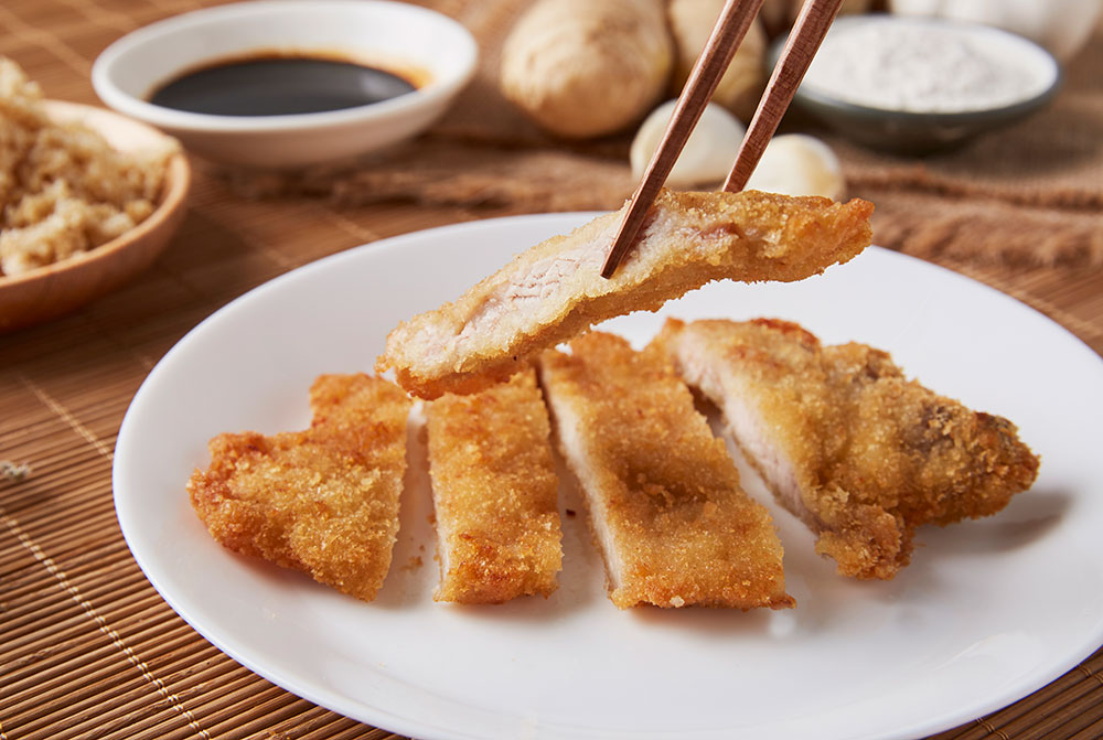 ALDI Shanghai, China exclusive Chinese products—Fried pork chop.