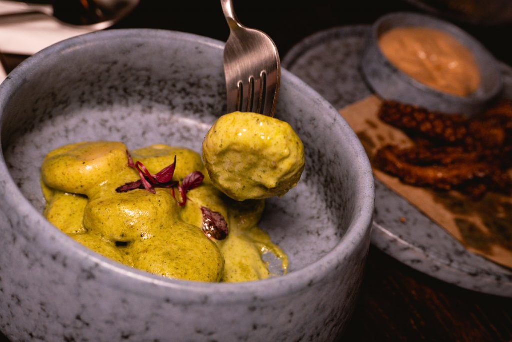 Gnocchi at Arch by Taste Buds — a cocktail bar in Shanghai. Photo by Rachel Gouk.