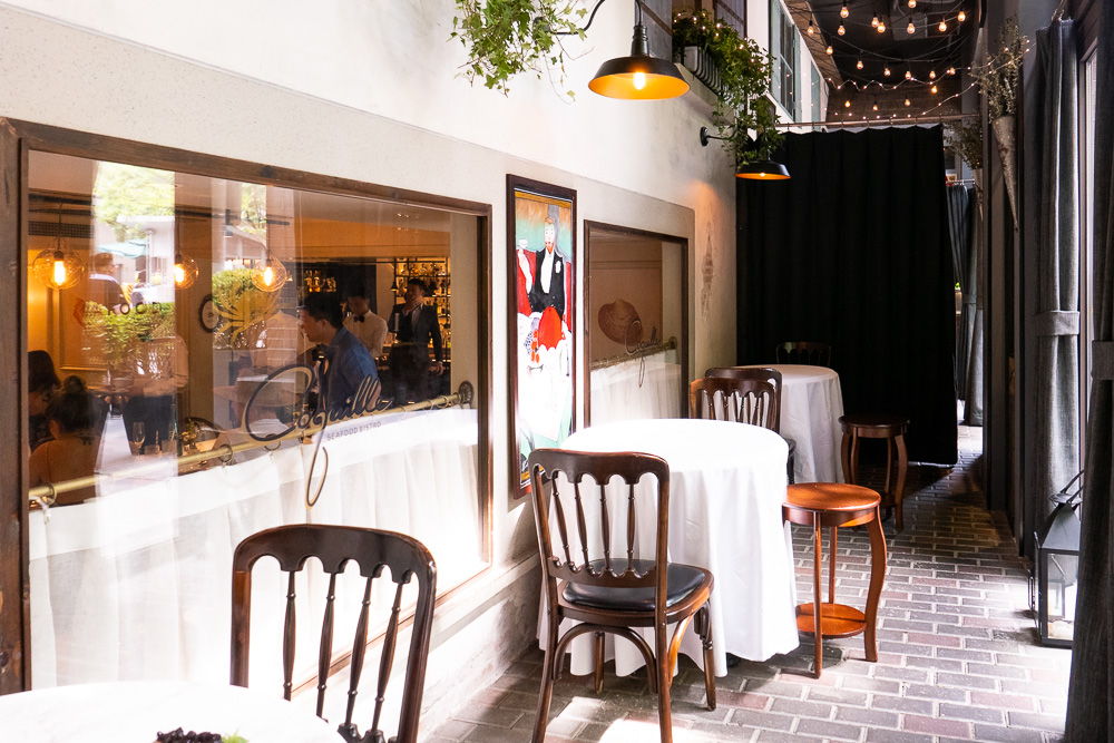 Coquille Seafood Bistro, French restaurant in Shanghai. Photo by Rachel Gouk.