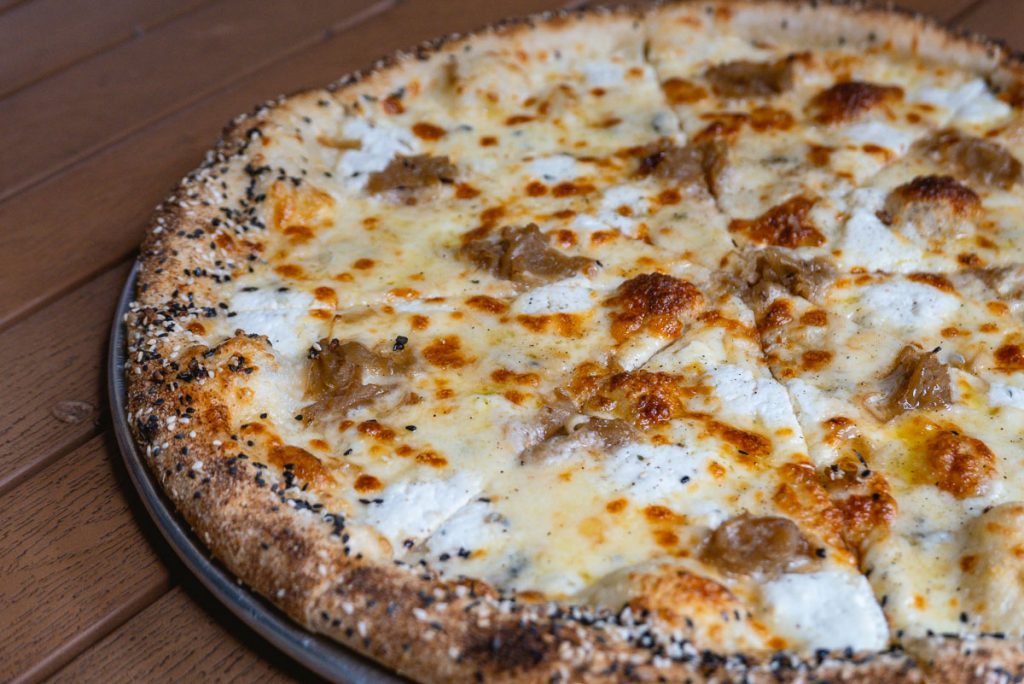 Homeslice Pizza Shanghai, summer 2019 pizzas. Photo by Rachel Gouk.