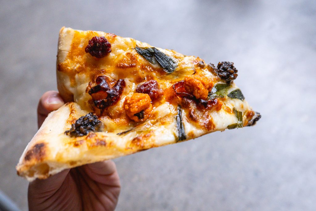 Homeslice Pizza Shanghai, summer 2019 pizzas. Photo by Rachel Gouk.