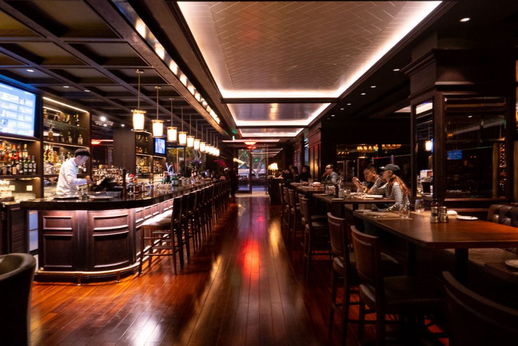 Wolfgang's Steakhouse Shanghai: dry aged premium USDA steaks at this restaurant. Photo by Rachel Gouk.