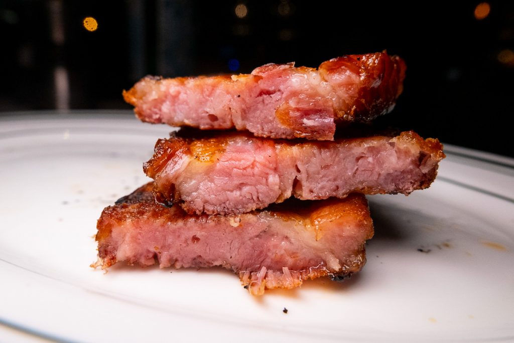 Bacon at Wolfgang's Steakhouse Shanghai. Photo by Rachel Gouk.