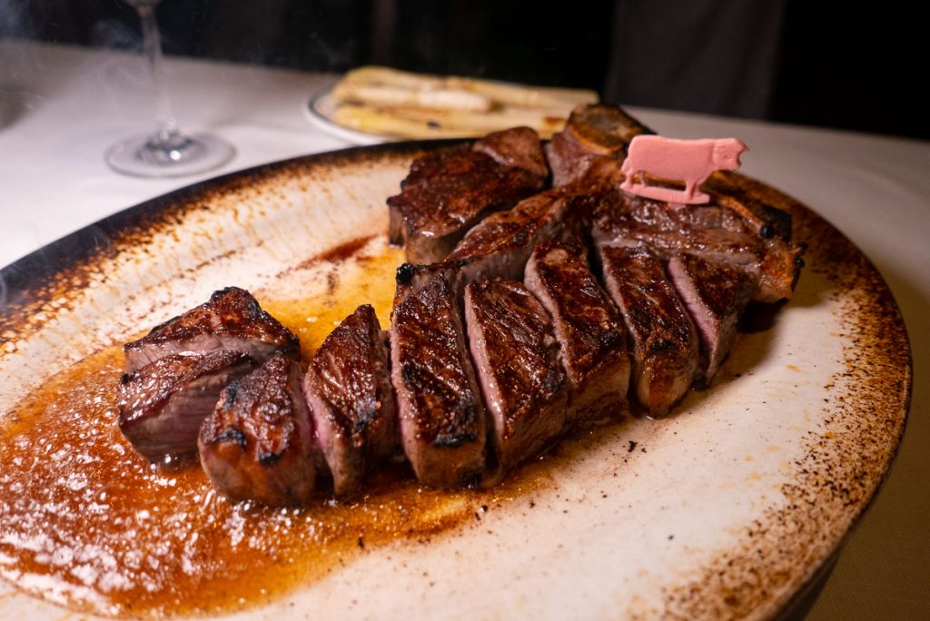Wolfgang's Steakhouse Shanghai: dry aged premium USDA steaks at this restaurant. Photo by Rachel Gouk.