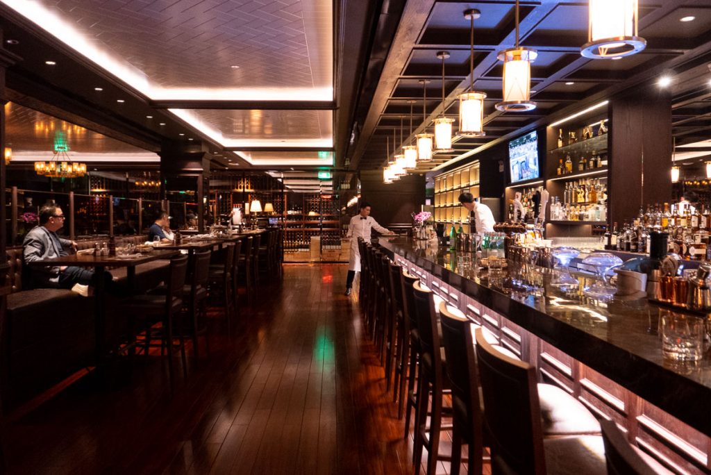Wolfgang's Steakhouse Shanghai: dry aged premium USDA steaks at this restaurant. Photo by Rachel Gouk.