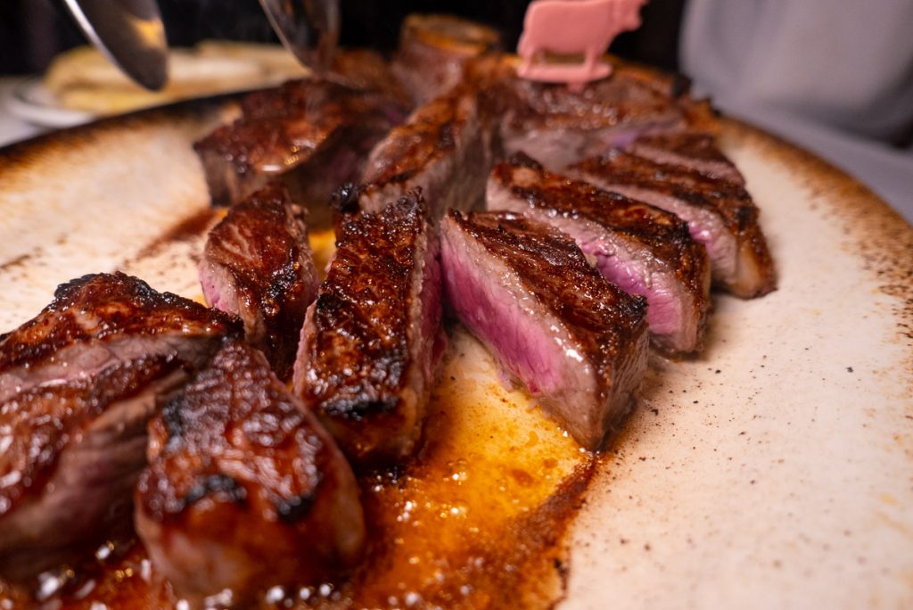 Wolfgang's Steakhouse Shanghai: dry aged premium USDA steaks at this restaurant. Photo by Rachel Gouk.
