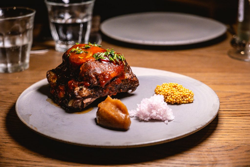 BBQ Pork Ribs at BOR Eatery, a restaurant in Shanghai. Photo by Rachel Gouk