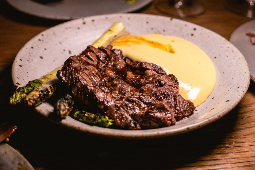 Steak at BOR Eatery, a restaurant in Shanghai. Photo by Rachel Gouk