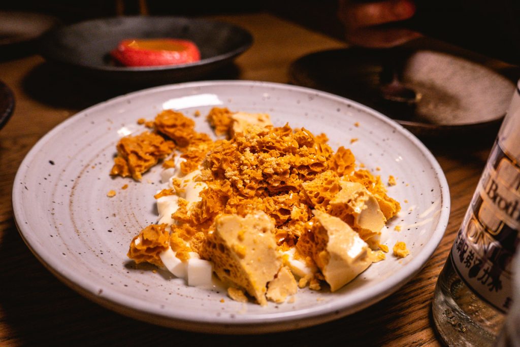 Dessert at BOR Eatery, a restaurant in Shanghai. Photo by Rachel Gouk
