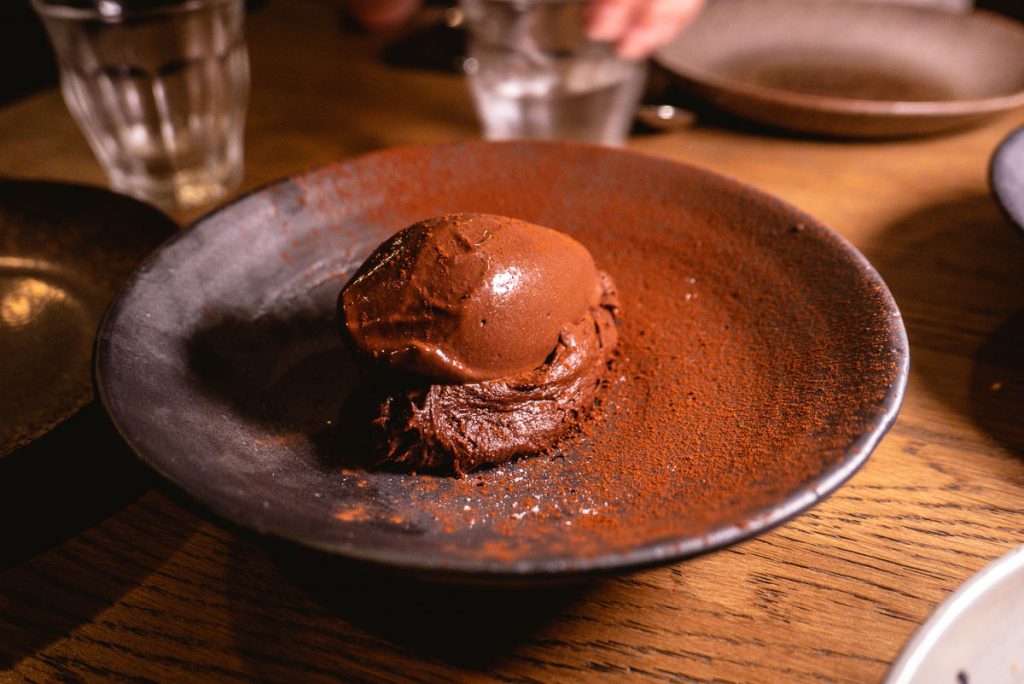 Dessert at BOR Eatery, a restaurant in Shanghai. Photo by Rachel Gouk