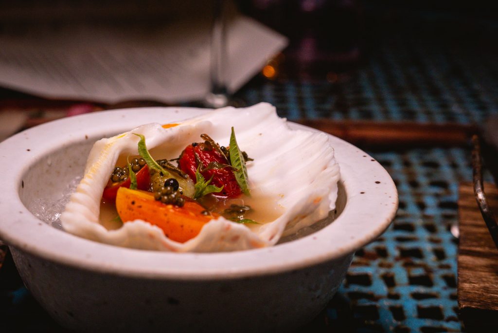 Botanik, a sustainable, seasonal rooftop restaurant in Shanghai. Photo by Rachel Gouk. 