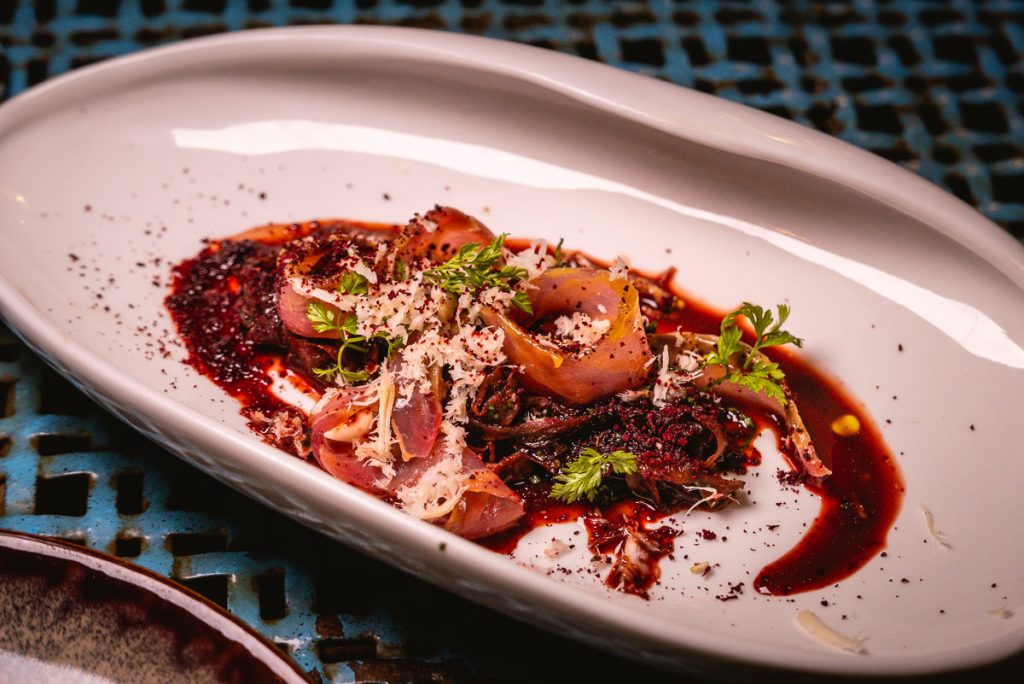 Botanik, a sustainable, seasonal rooftop restaurant in Shanghai. Photo by Rachel Gouk. 