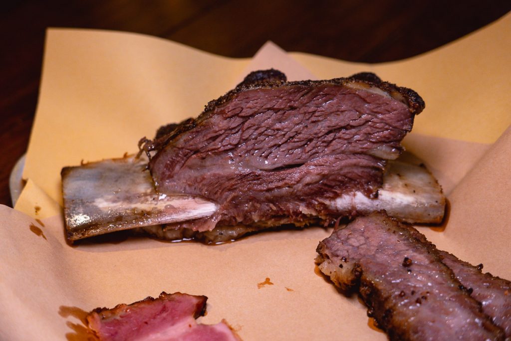 Short Rib at Chuckville, an American BBQ restaurant in Shanghai. Photo by Rachel Gouk.