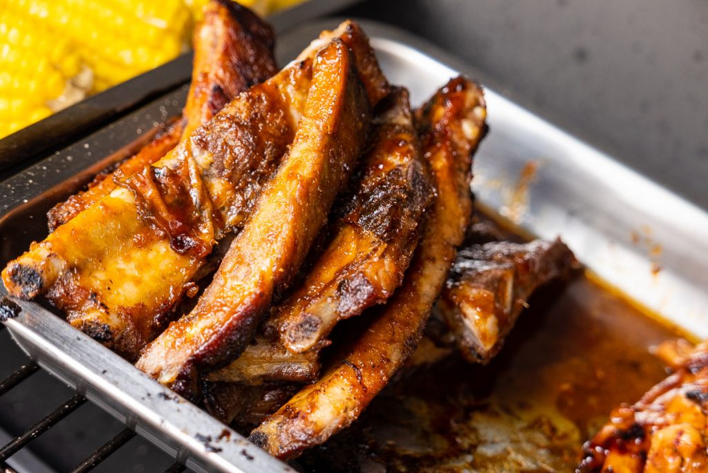 Ribs at UP Shanghai's Sunday Cookout barbecue brunch. Photo by Rachel Gouk