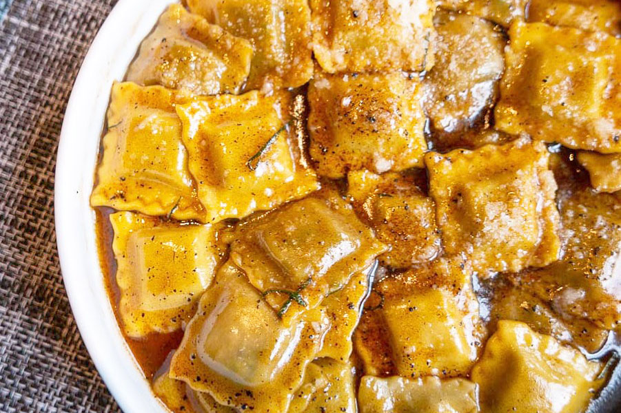 Pasta at Atto Primo on the Bund, one of the best Italian restaurant in Shanghai. Photo by Rachel Gouk.