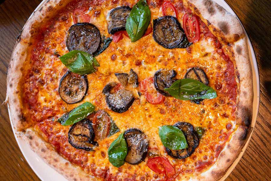 Pizza at Atto Primo on the Bund, one of the best Italian restaurants in Shanghai. Photo by Rachel Gouk.