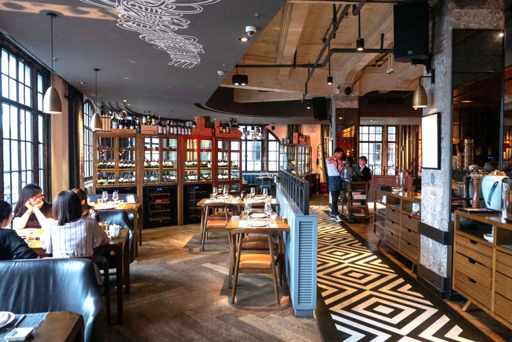 Atto Primo on the Bund, one of the best Italian restaurants in Shanghai. Photo by Rachel Gouk.