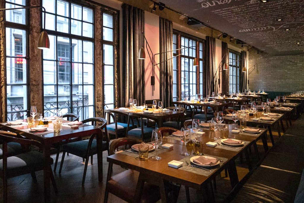 Atto Primo on the Bund, one of the best Italian restaurants in Shanghai. Photo by Rachel Gouk.