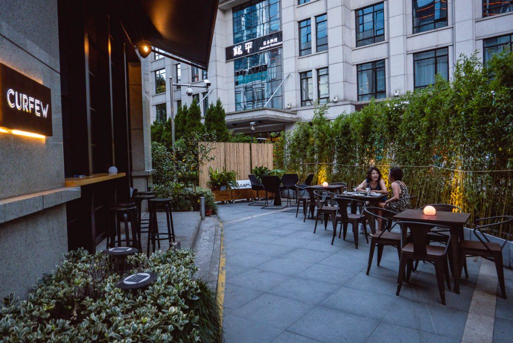 Curfew is an LGBT-friendly cocktail bar and lounge near Huaihai Zhong Lu, Shanghai. Photo by Rachel Gouk.