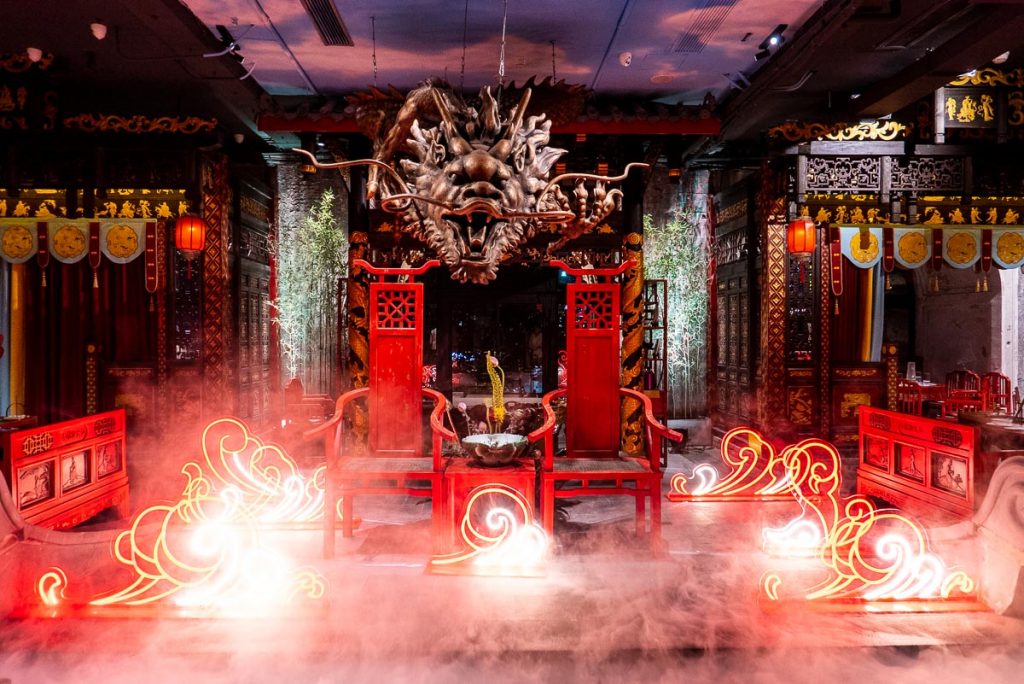 Dragon Feast, a high-end Sichuan hotpot restaurant on the Bund. Photo by Rachel Gouk.
