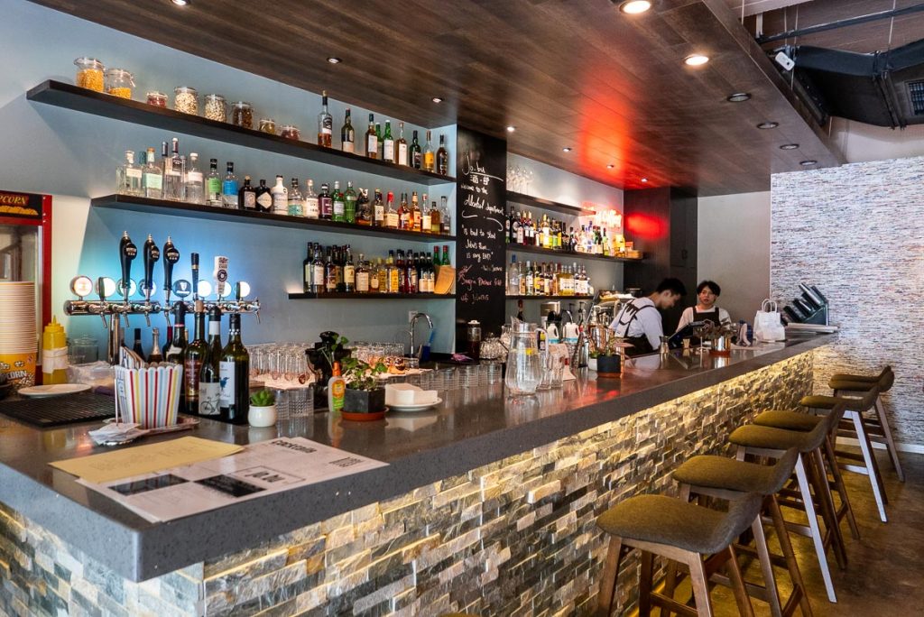 Jobu, a neighborhood bar in Jing'an serving Taiwanese bites. Photo by Rachel Gouk.