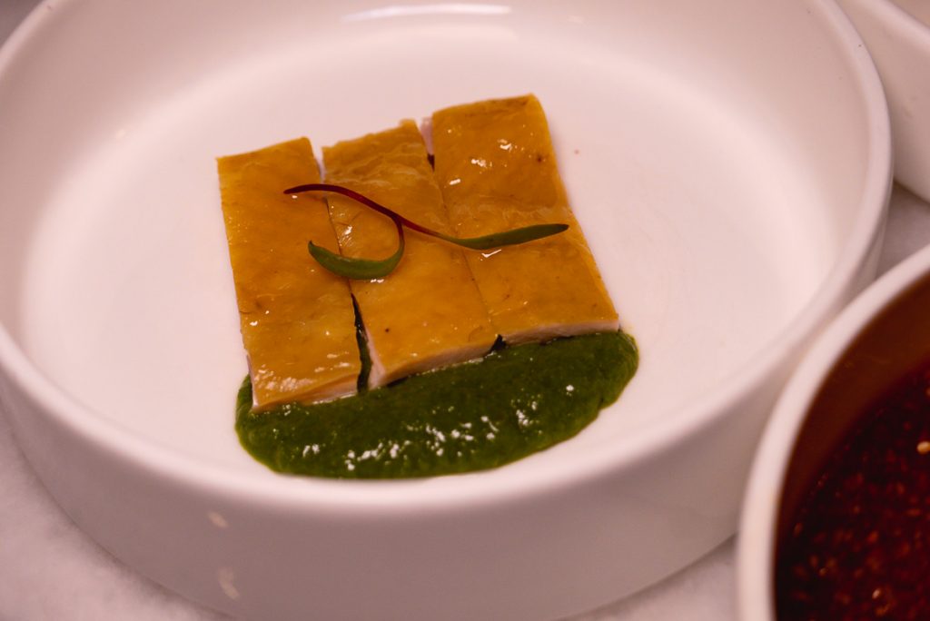 Sichuan cuisine at The Peacock Room, a contemporary Chinese restaurant in Shanghai. Photo by Rachel Gouk