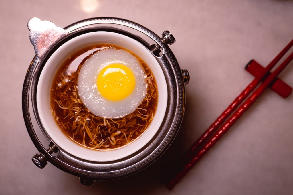 Sichuan cuisine at The Peacock Room, a contemporary Chinese restaurant in Shanghai. Photo by Rachel Gouk