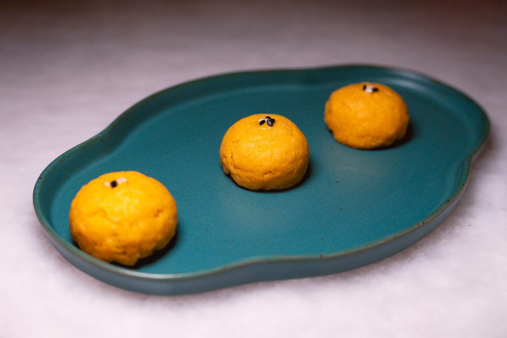 Dessert. Sichuan cuisine at The Peacock Room, a contemporary Chinese restaurant in Shanghai. Photo by Rachel Gouk
