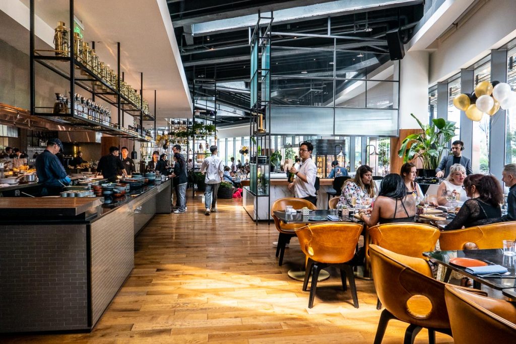 Hotels in Shanghai for staycations: W Shanghai. Social Retox brunch at Kitchen Table. Photo by Rachel Gouk.