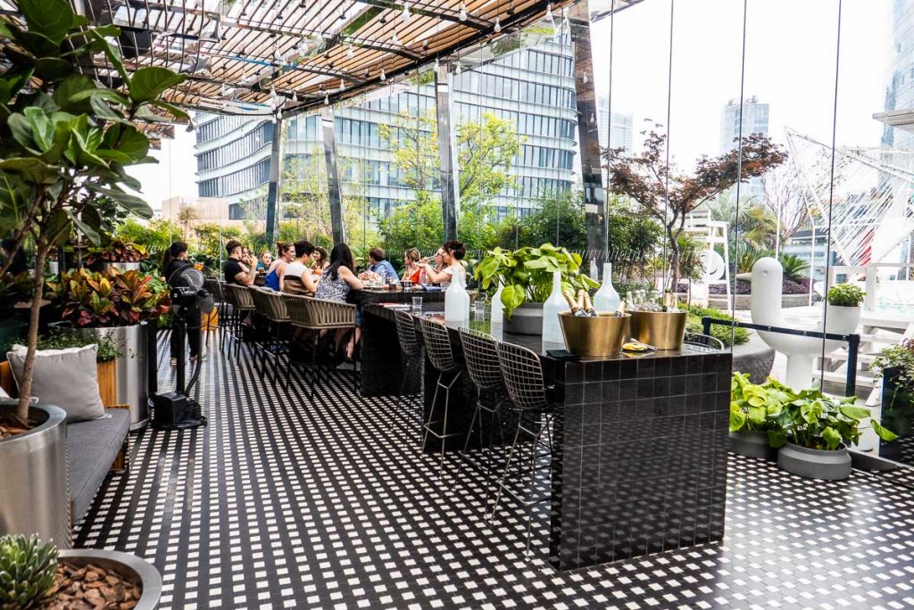 Hotels in Shanghai for staycations: W Shanghai. Social Retox brunch at Kitchen Table. Photo by Rachel Gouk.