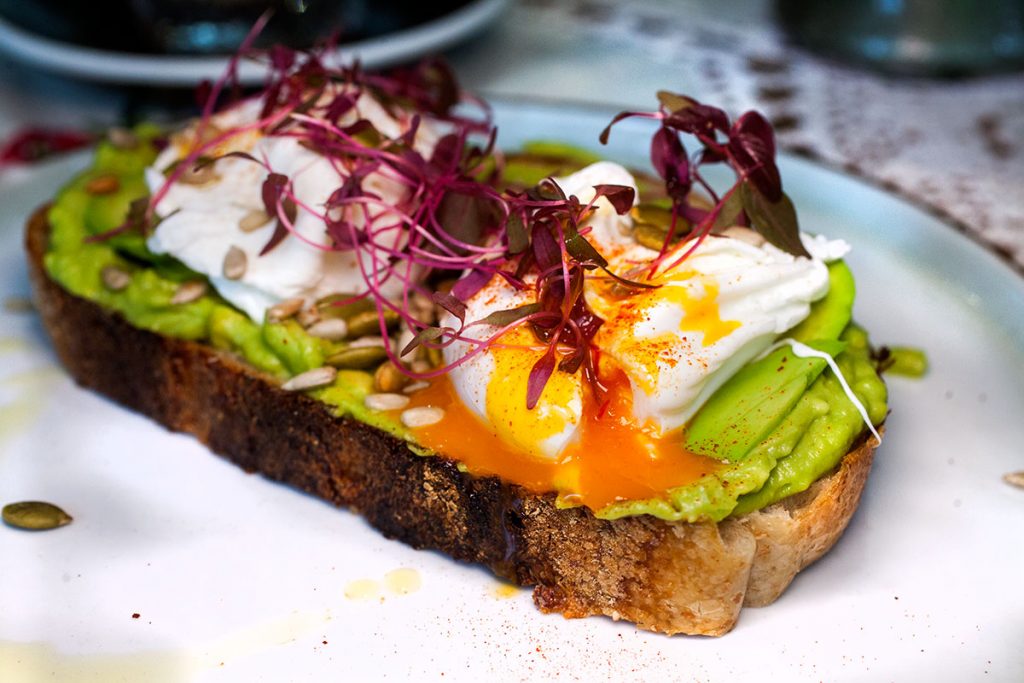 Brunch at O'Mills, a bakery and bistro in Shanghai. Photo by Rachel Gouk.
