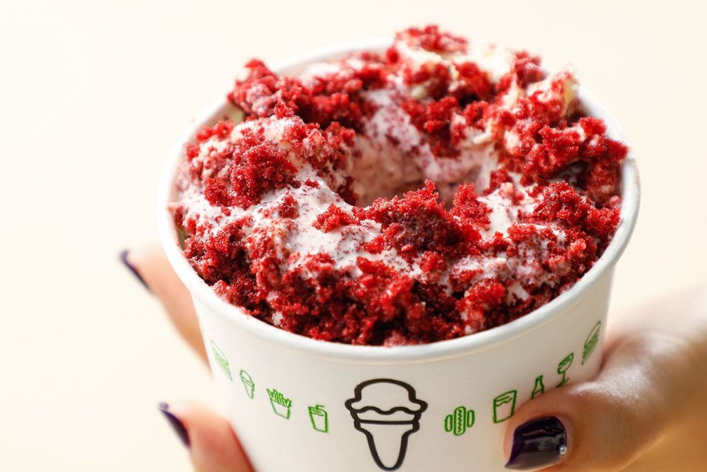 Concretes at Shake Shack Shanghai Jing'an - second location.