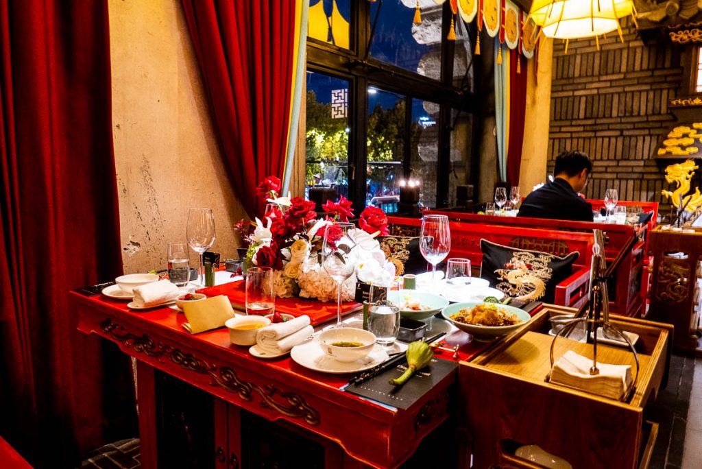 The Way of The Dragon is a high-end Sichuan hotpot restaurant on the Bund, Shanghai. Great for entertainment dining. Photo by Rachel Gouk.