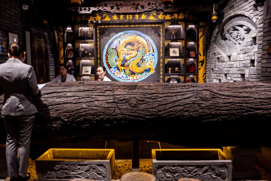 The Way of The Dragon is a high-end Sichuan hotpot restaurant on the Bund, Shanghai. Great for entertainment dining. Photo by Rachel Gouk.