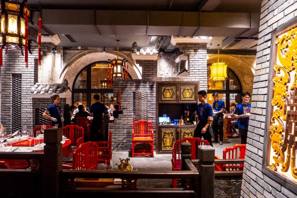The Way of The Dragon is a high-end Sichuan hotpot restaurant on the Bund, Shanghai. Great for entertainment dining. Photo by Rachel Gouk.
