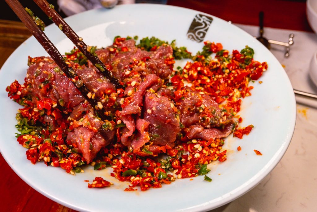 The Way of The Dragon is a high-end Sichuan hotpot restaurant on the Bund, Shanghai. Great for entertainment dining. Photo by Rachel Gouk.