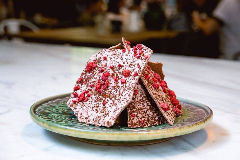 Dessert at Head in the Clouds, an all-day brunch restaurant in Shanghai. (Photo by Rachel Gouk)