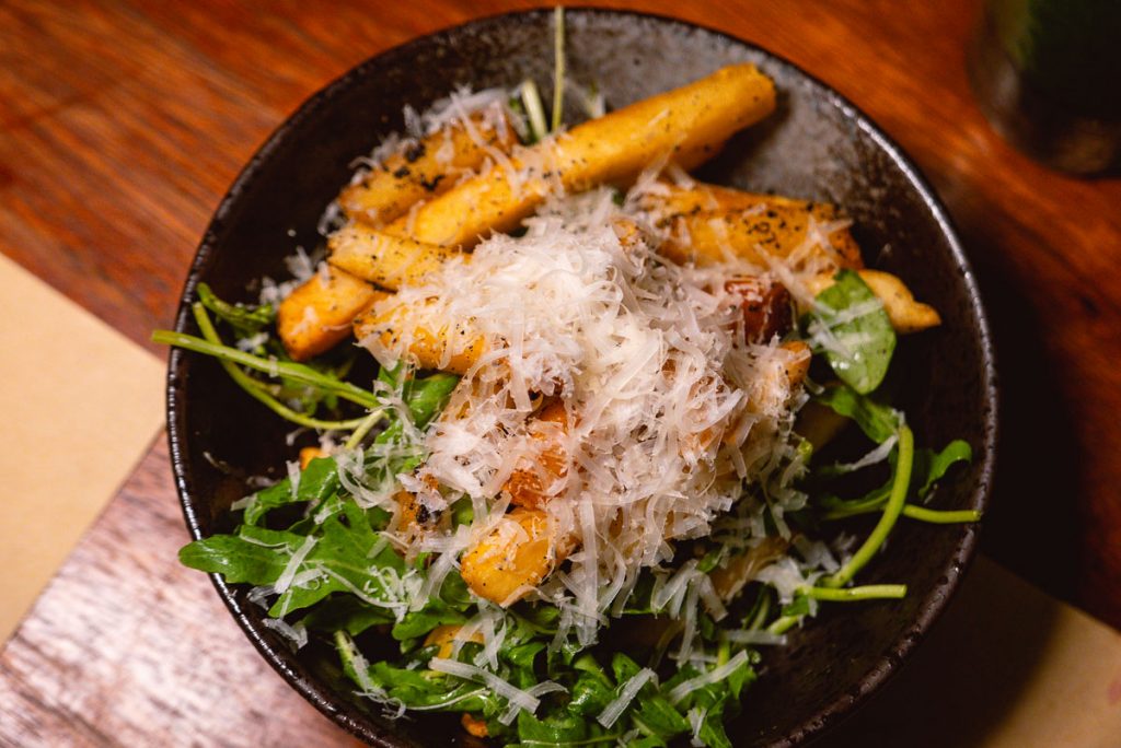 Truffle French Fries at O'Mills, a bakery and bistro in Shanghai. Photo by Rachel Gouk.