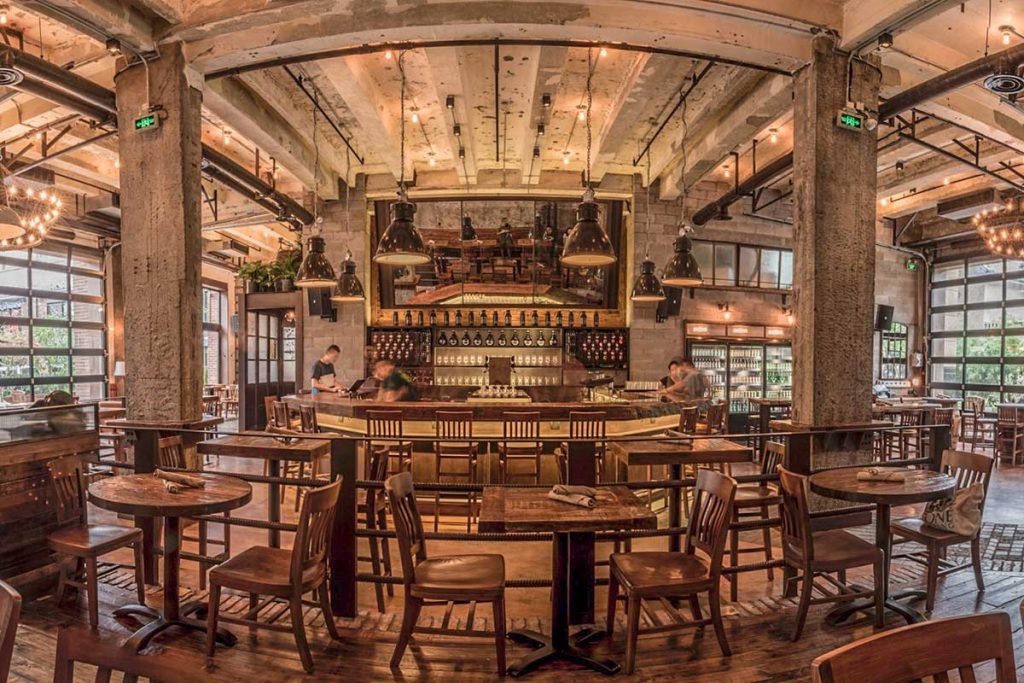 Stone Brewing, a craft beer bar in Shanghai.