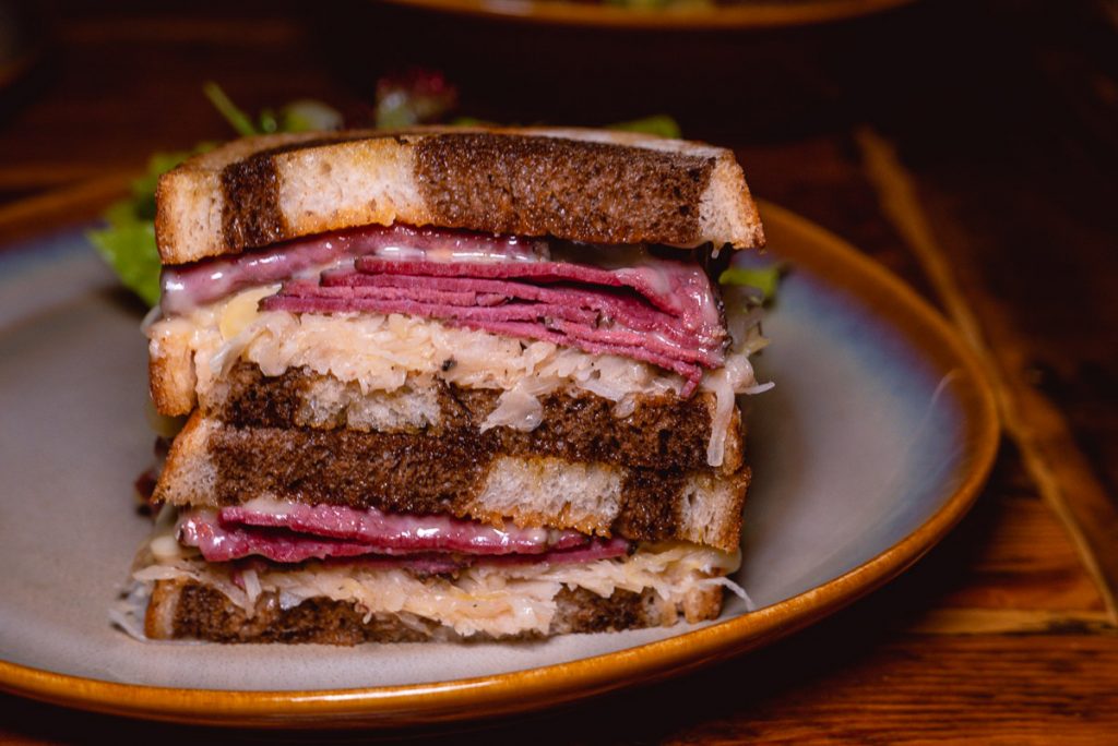 Sandwiches at Stone Brewing, a craft beer bar in Shanghai. Photo by Rachel Gouk.